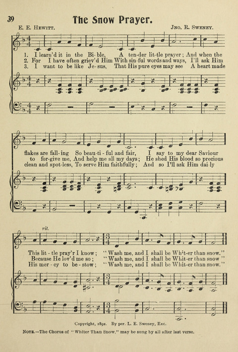 Songs for Little Singers No. 3: for primary departments of Sunday Schools page 37
