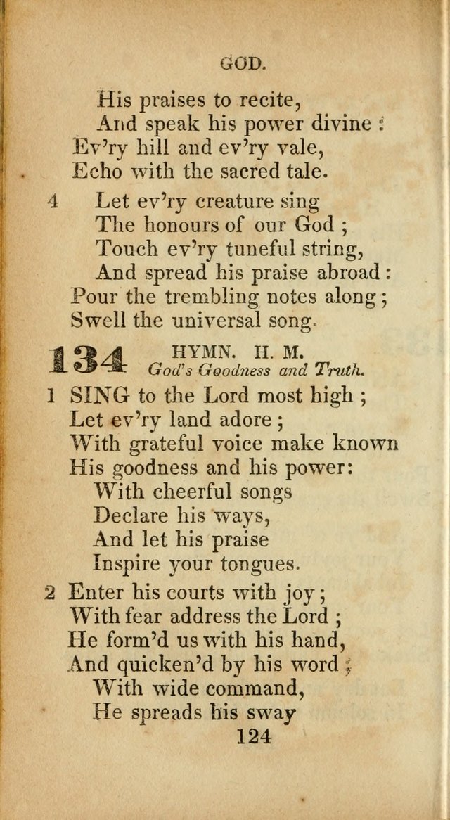 Sacred lyrics, or Select hymns: particularly adapted to revivals of religion, and intended as a supplement to Watts.  page 124