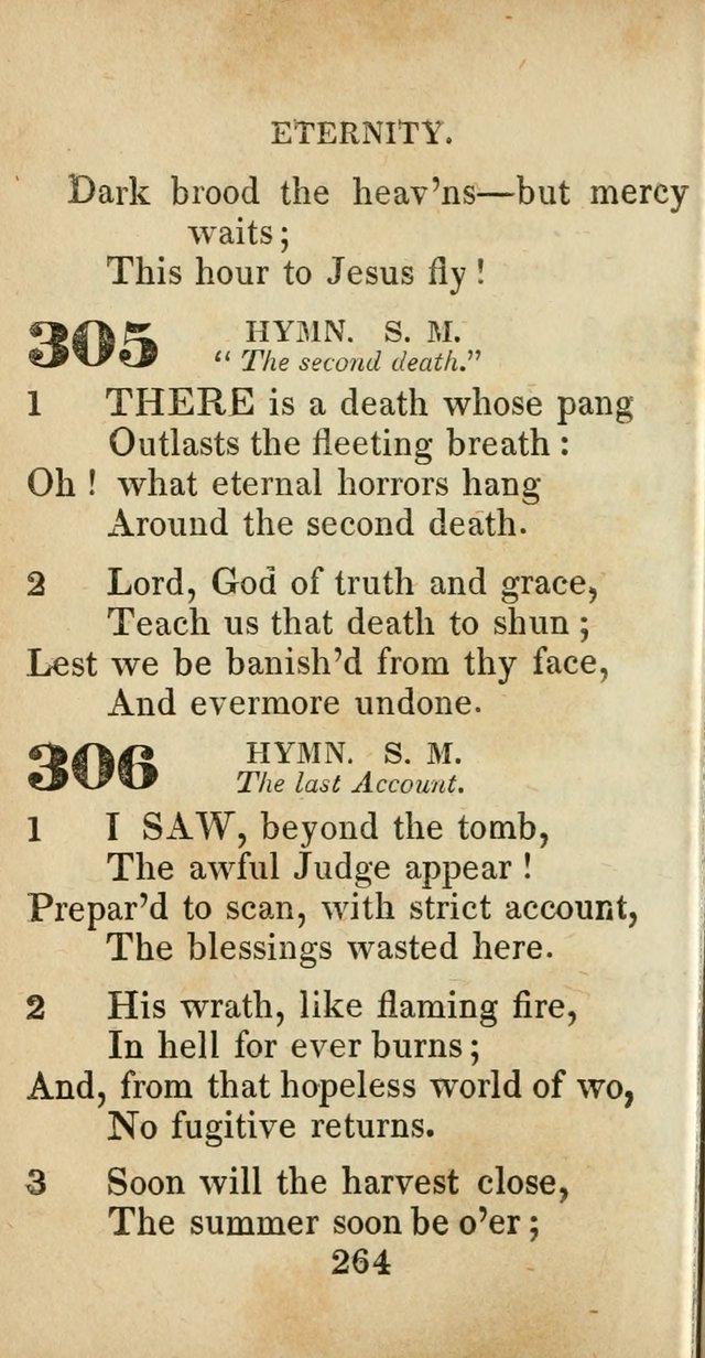Sacred lyrics, or Select hymns: particularly adapted to revivals of religion, and intended as a supplement to Watts.  page 264