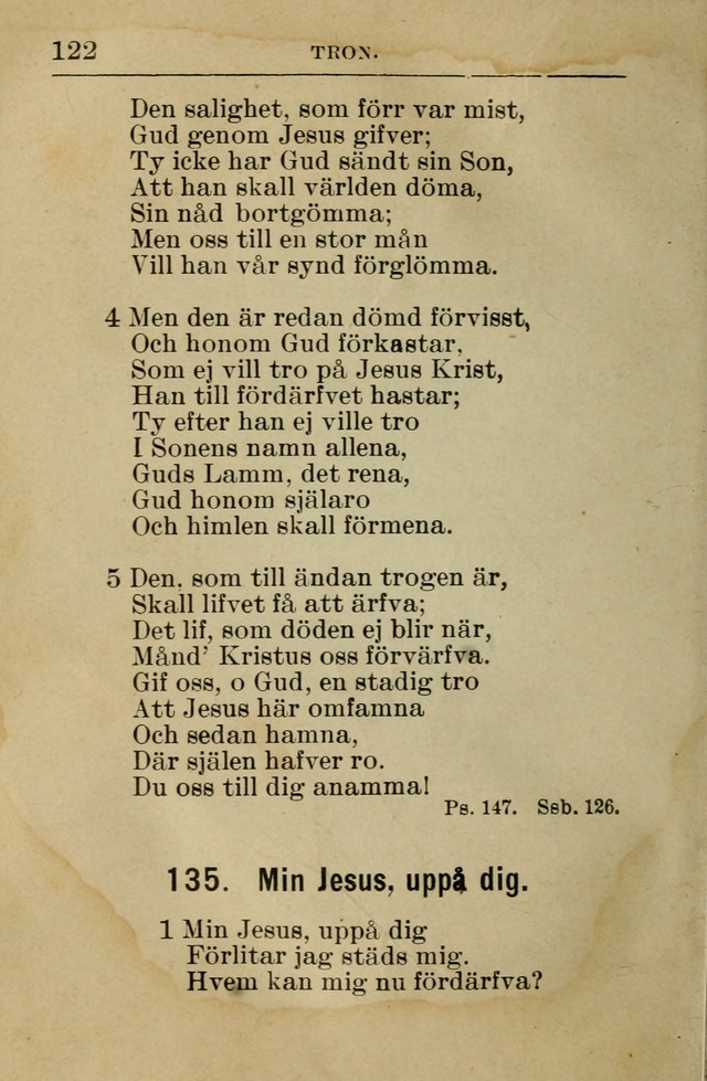 Söndagsskolbok: innehållande liturgi och sånger för söndagsskolan (Omarbetad uppl.) page 124