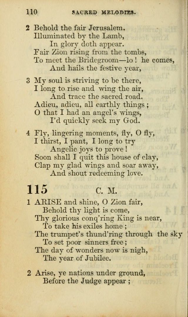 Sacred Melodies for Conference and Prayer Meetings, and for Social and Private Devotion (13th ed.) page 109