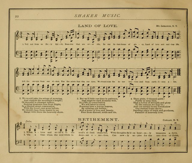 Shaker Music: Inspirational hymns and melodies illustrative of the resurrection life and testimoy of the shakers page 29