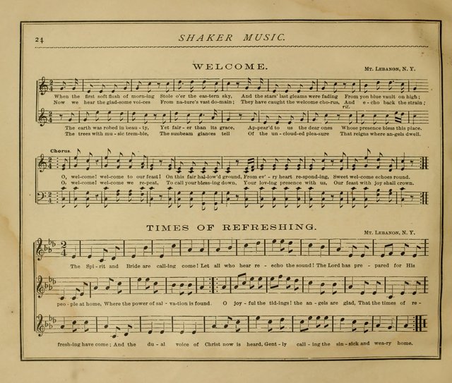 Shaker Music: Inspirational hymns and melodies illustrative of the resurrection life and testimoy of the shakers page 31