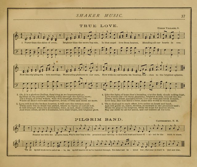 Shaker Music: Inspirational hymns and melodies illustrative of the resurrection life and testimoy of the shakers page 44