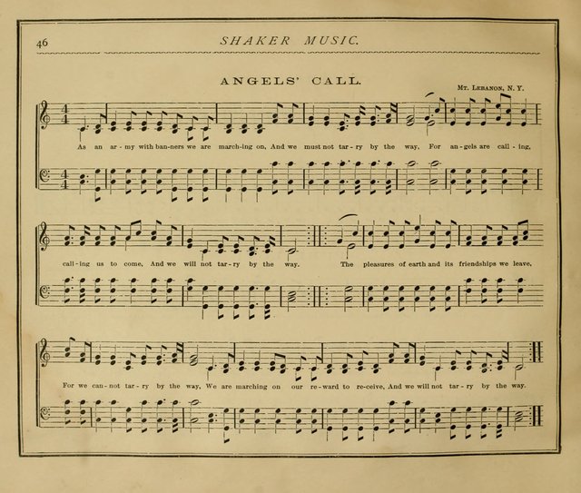 Shaker Music: Inspirational hymns and melodies illustrative of the resurrection life and testimoy of the shakers page 53