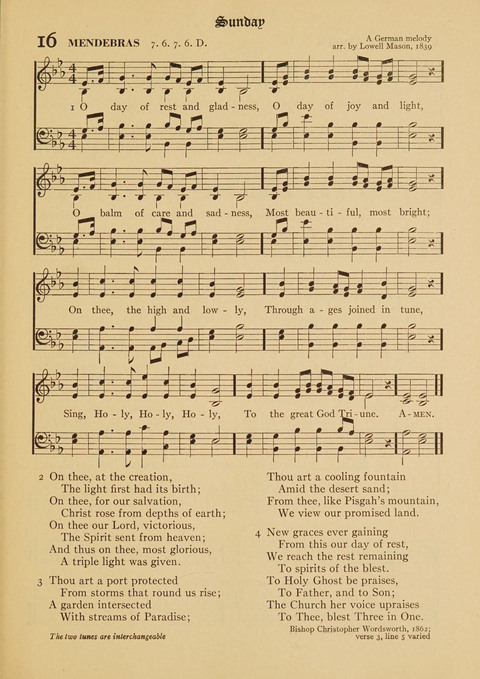 The Smaller Hymnal page 13