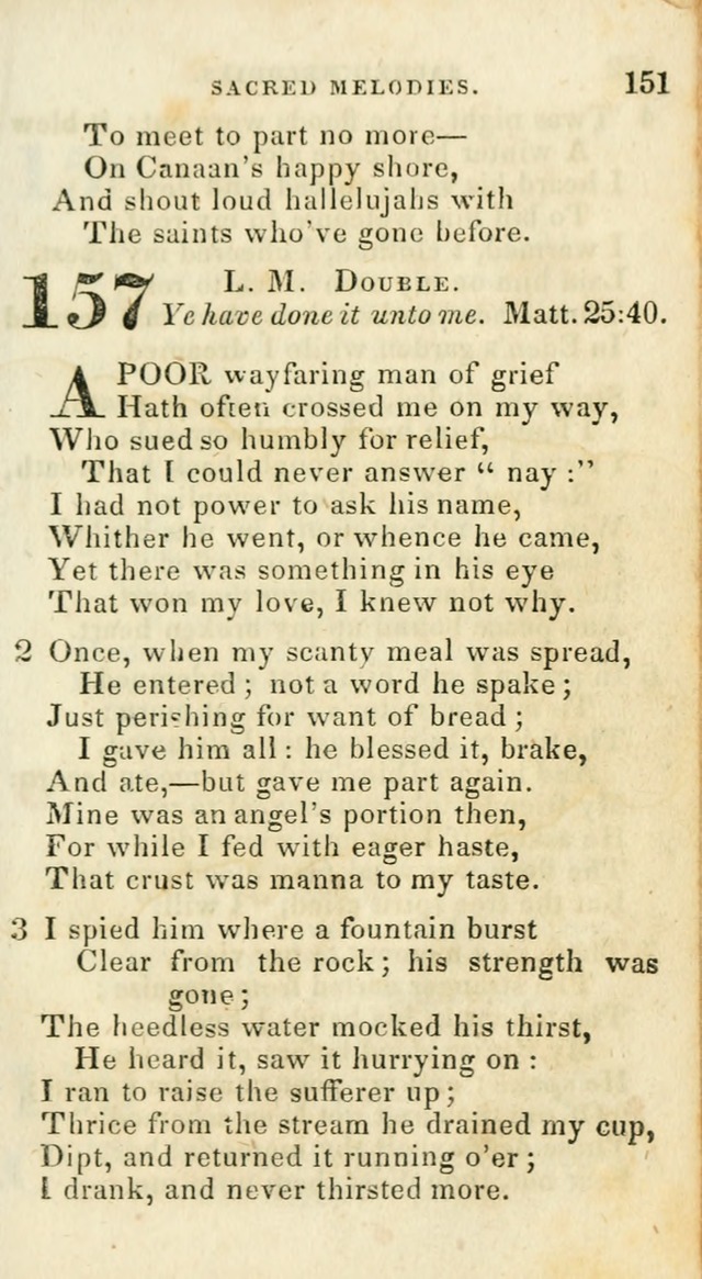 Sacred Melodies: for conference and prayer meetings and for social and private devotion (5th ed.) page 155