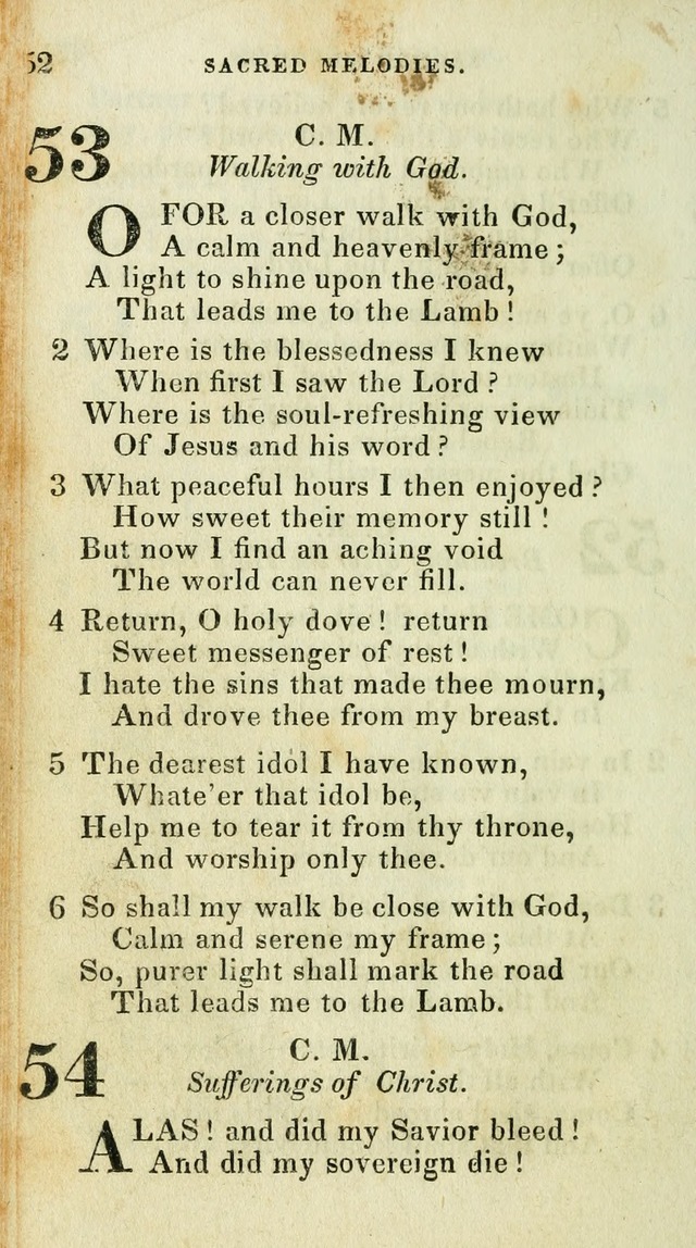 Sacred Melodies: for conference and prayer meetings and for social and private devotion (5th ed.) page 52