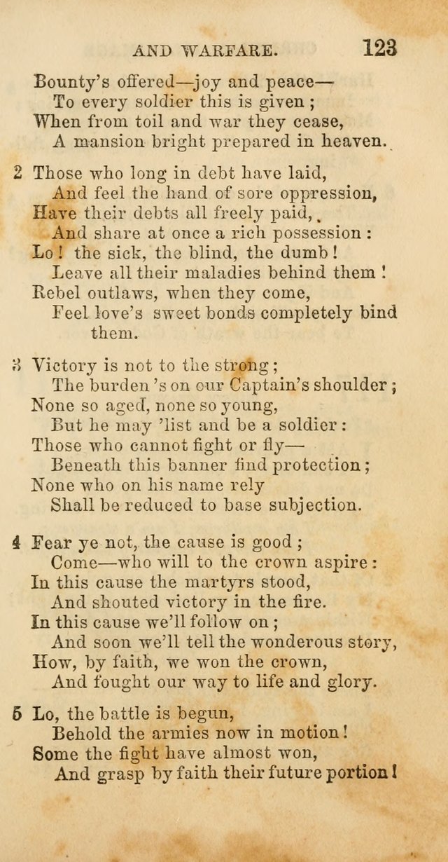 Select Melodies; Comprising the Best Hymns and Spiritual Songs in Common Use, and not generally found in standard church hymn-books: as also a number of original pieces, and translations from...German page 125