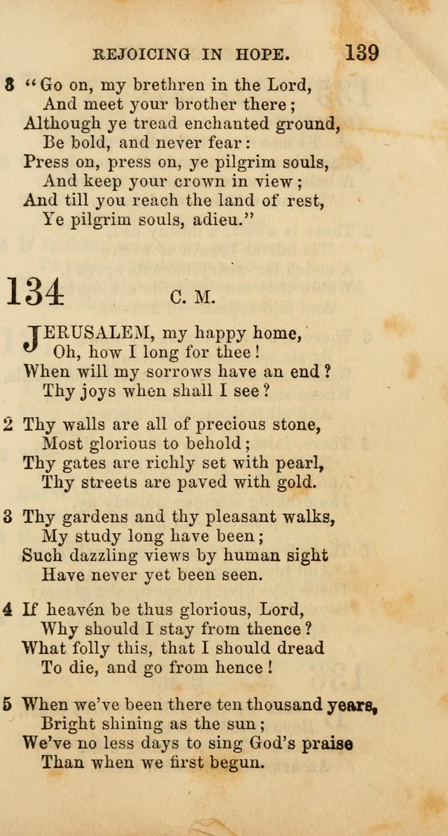 Select Melodies; Comprising the Best Hymns and Spiritual Songs in Common Use, and not generally found in standard church hymn-books: as also a number of original pieces, and translations from...German page 141