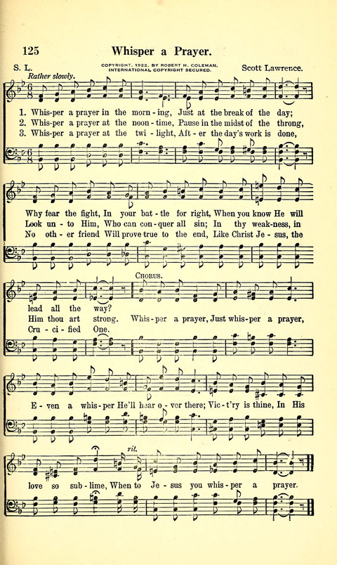 The Sheet Music of Heaven (Spiritual Song): The Mighty Triumphs of Sacred Song page 121