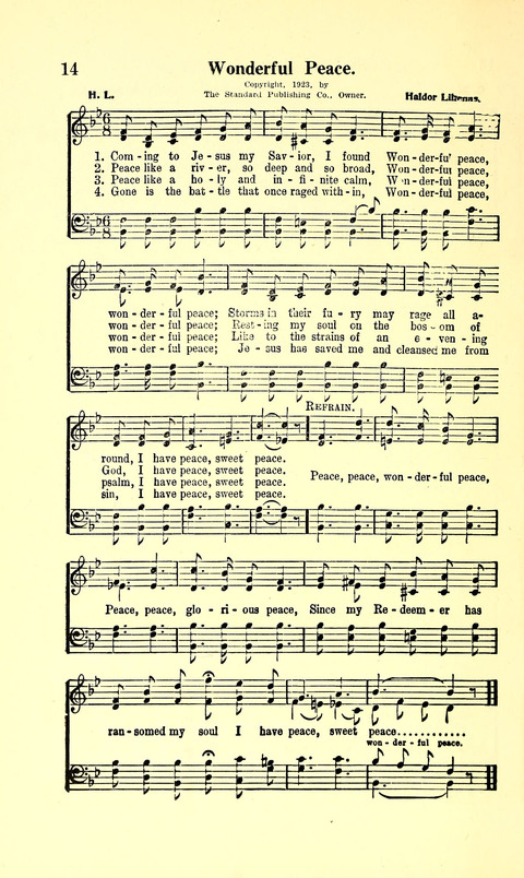The Sheet Music of Heaven (Spiritual Song): The Mighty Triumphs of Sacred Song page 14