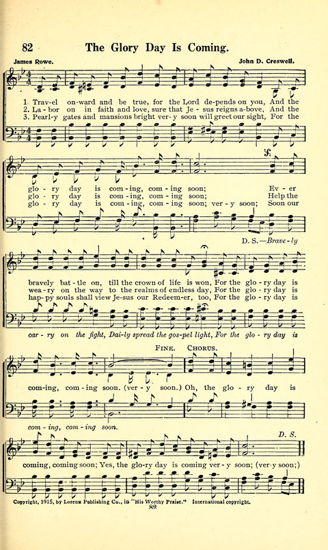 The Sheet Music of Heaven (Spiritual Song): The Mighty Triumphs of Sacred Song. (Second Edition) page 123