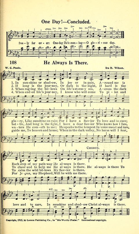 The Sheet Music of Heaven (Spiritual Song): The Mighty Triumphs of Sacred Song. (Second Edition) page 149