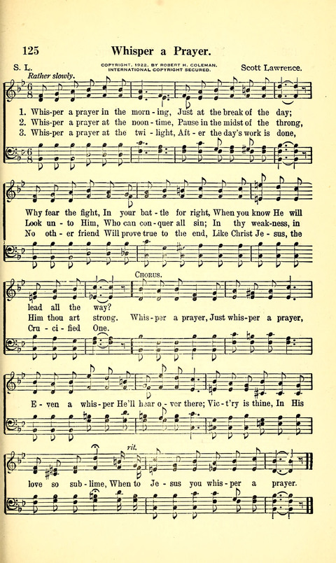 The Sheet Music of Heaven (Spiritual Song): The Mighty Triumphs of Sacred Song. (Second Edition) page 165
