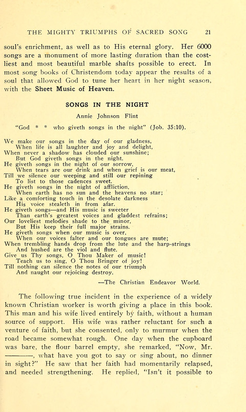 The Sheet Music of Heaven (Spiritual Song): The Mighty Triumphs of Sacred Song. (Second Edition) page 21