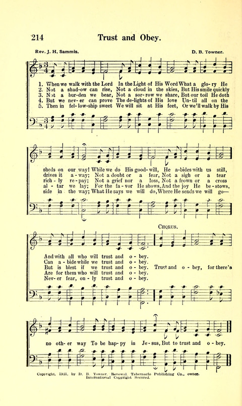 The Sheet Music of Heaven (Spiritual Song): The Mighty Triumphs of Sacred Song. (Second Edition) page 244