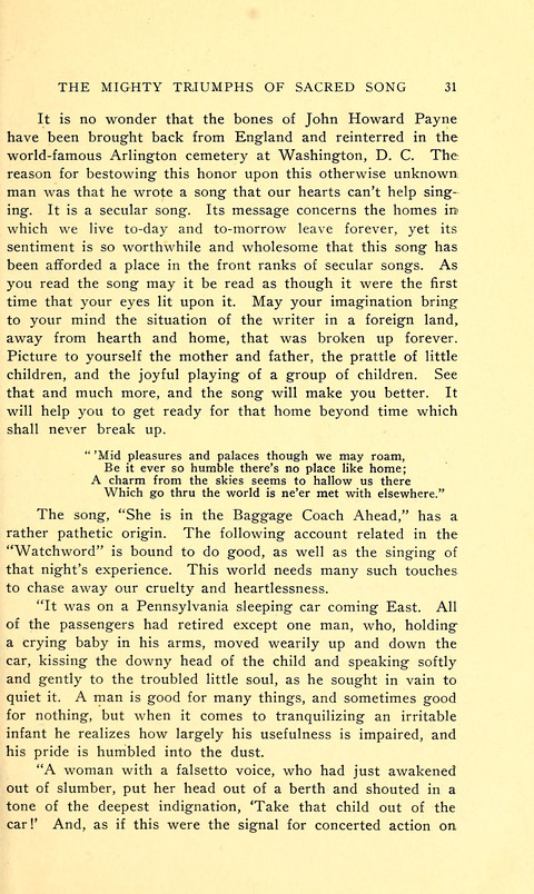 The Sheet Music of Heaven (Spiritual Song): The Mighty Triumphs of Sacred Song. (Second Edition) page 31