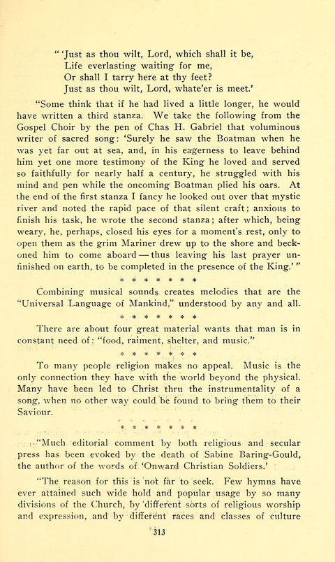 The Sheet Music of Heaven (Spiritual Song): The Mighty Triumphs of Sacred Song. (Second Edition) page 313