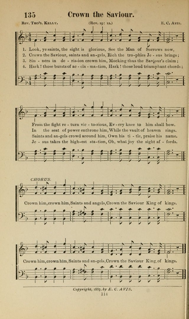 Sacred Melodies Nos.1 and 2 combined: As used by Evangelist H. W. Brown and others, in Gospel Meetings and other religious services page 114