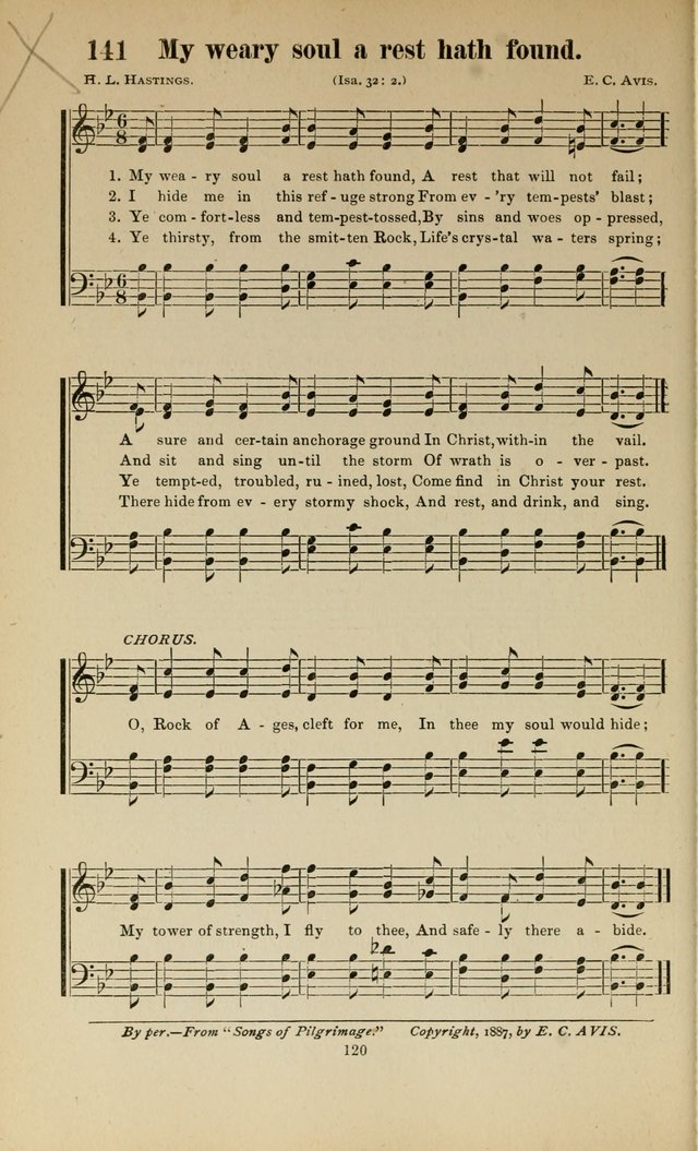 Sacred Melodies Nos.1 and 2 combined: As used by Evangelist H. W. Brown and others, in Gospel Meetings and other religious services page 120