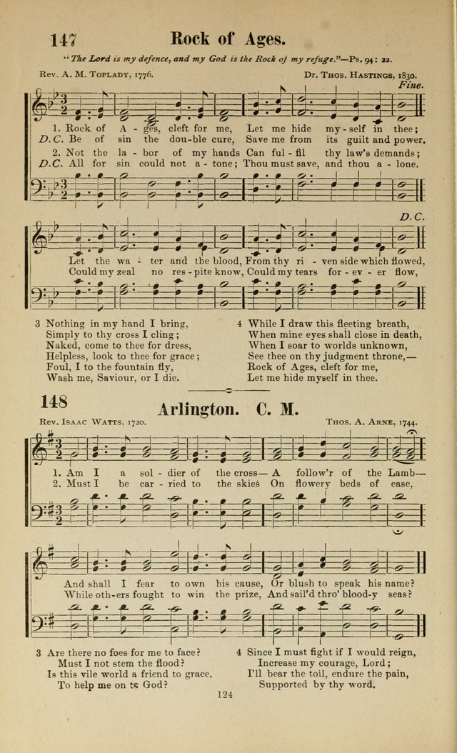Sacred Melodies Nos.1 and 2 combined: As used by Evangelist H. W. Brown and others, in Gospel Meetings and other religious services page 124