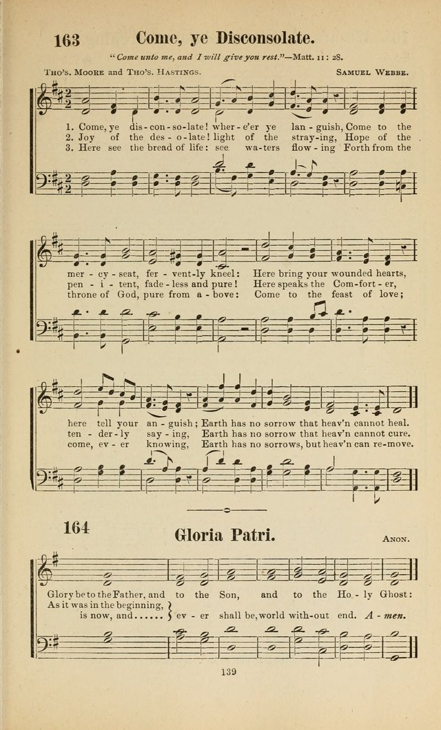 Sacred Melodies Nos.1 and 2 combined: As used by Evangelist H. W. Brown and others, in Gospel Meetings and other religious services page 139