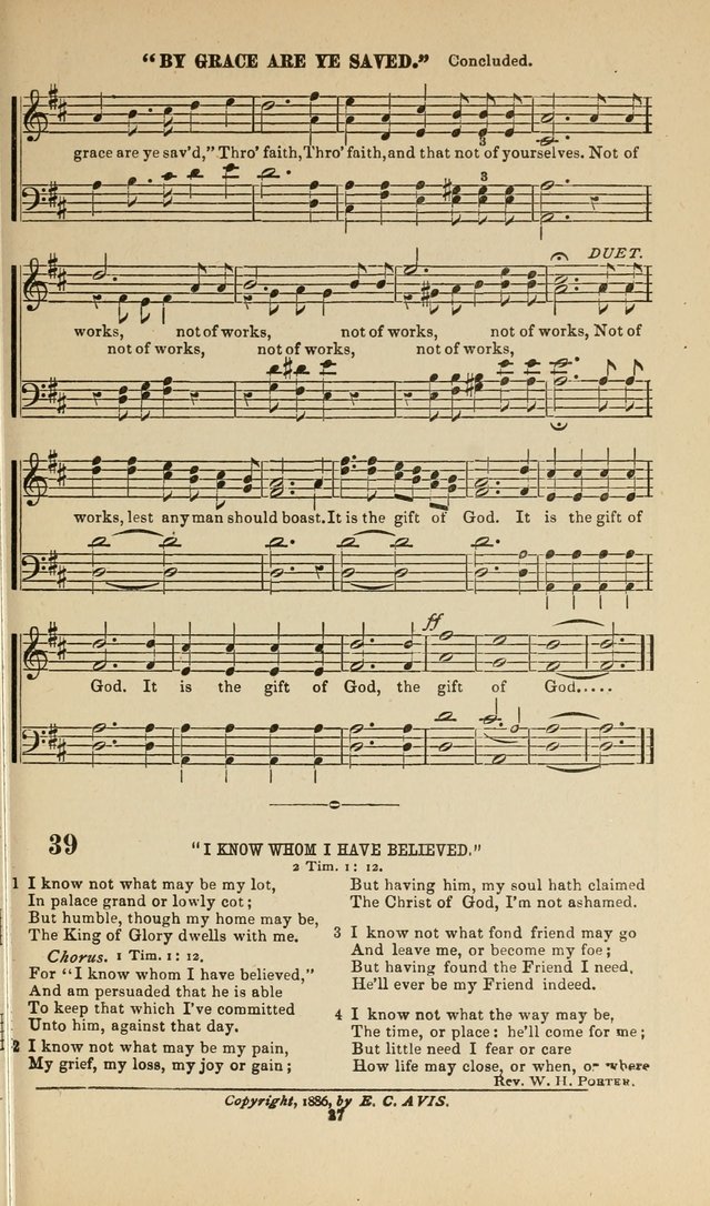 Sacred Melodies Nos.1 and 2 combined: As used by Evangelist H. W. Brown and others, in Gospel Meetings and other religious services page 37