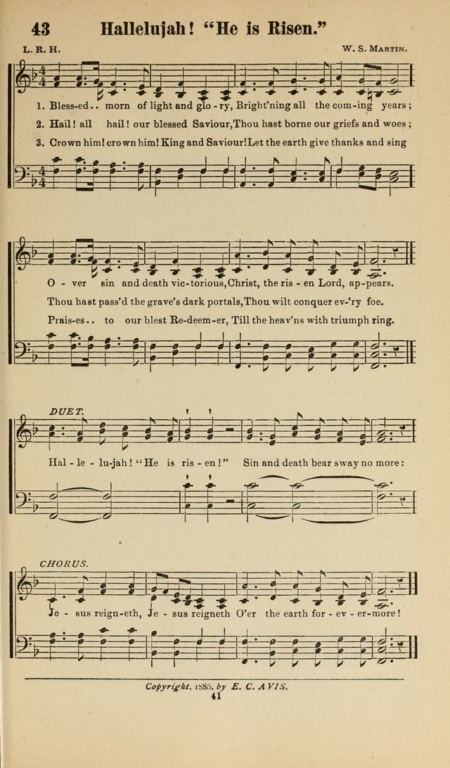 Sacred Melodies Nos.1 and 2 combined: As used by Evangelist H. W. Brown and others, in Gospel Meetings and other religious services page 41