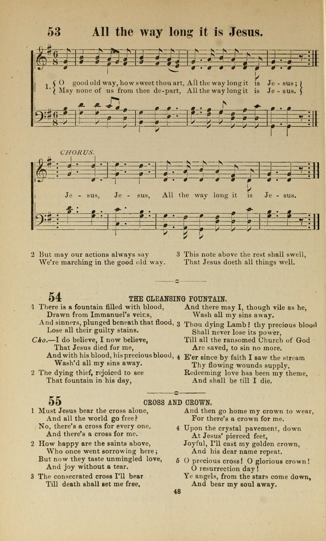 Sacred Melodies Nos.1 and 2 combined: As used by Evangelist H. W. Brown and others, in Gospel Meetings and other religious services page 48
