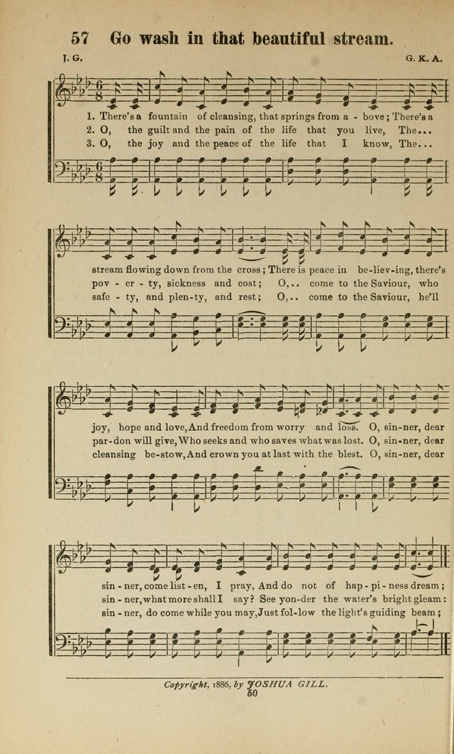 Sacred Melodies Nos.1 and 2 combined: As used by Evangelist H. W. Brown and others, in Gospel Meetings and other religious services page 50
