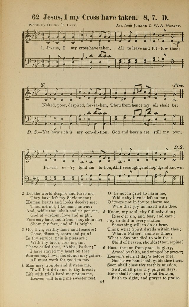 Sacred Melodies Nos.1 and 2 combined: As used by Evangelist H. W. Brown and others, in Gospel Meetings and other religious services page 54