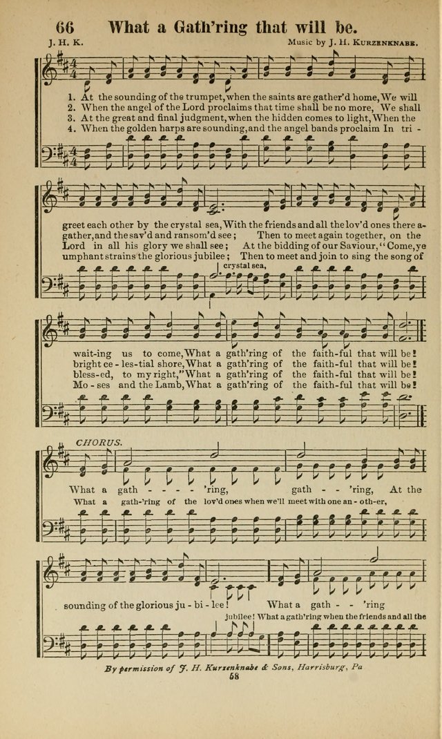 Sacred Melodies Nos.1 and 2 combined: As used by Evangelist H. W. Brown and others, in Gospel Meetings and other religious services page 58