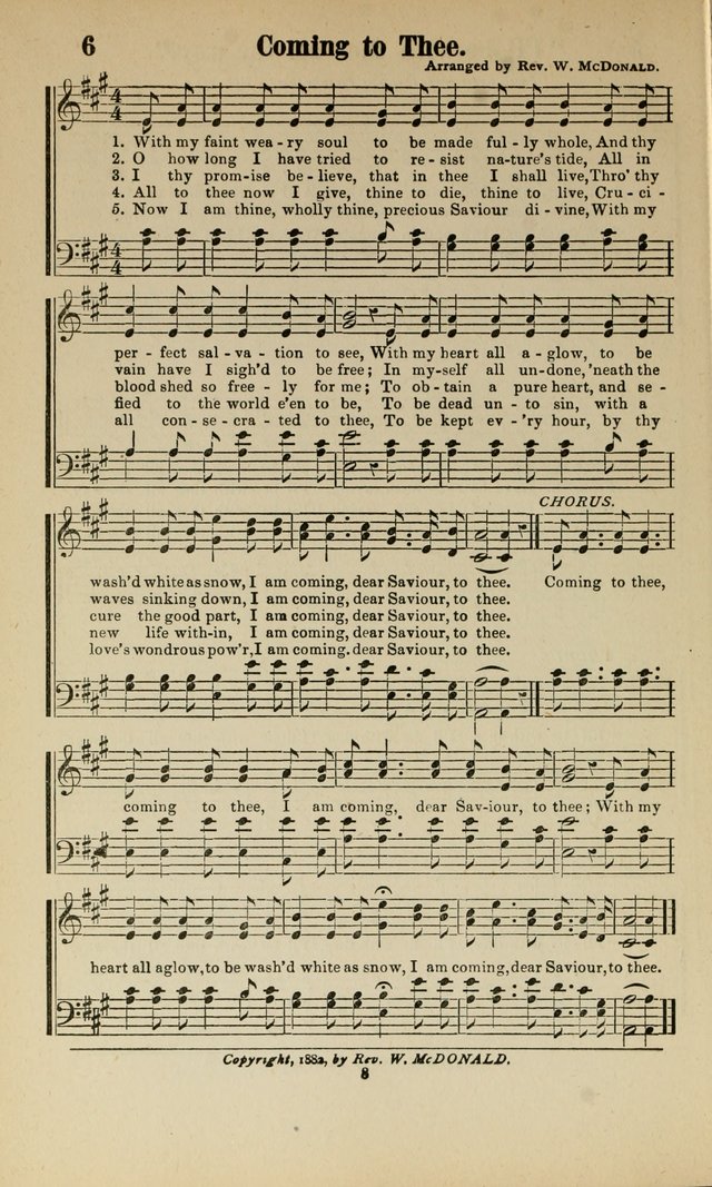 Sacred Melodies Nos.1 and 2 combined: As used by Evangelist H. W. Brown and others, in Gospel Meetings and other religious services page 8