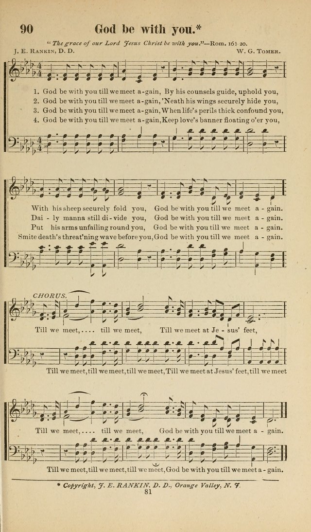 Sacred Melodies Nos.1 and 2 combined: As used by Evangelist H. W. Brown and others, in Gospel Meetings and other religious services page 81