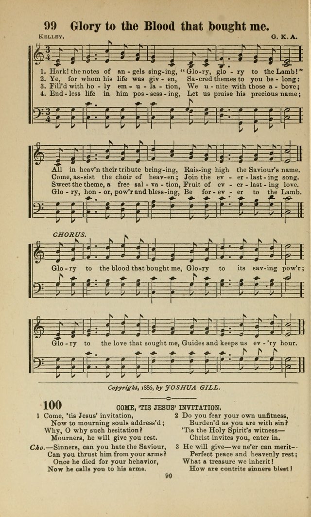 Sacred Melodies Nos.1 and 2 combined: As used by Evangelist H. W. Brown and others, in Gospel Meetings and other religious services page 90