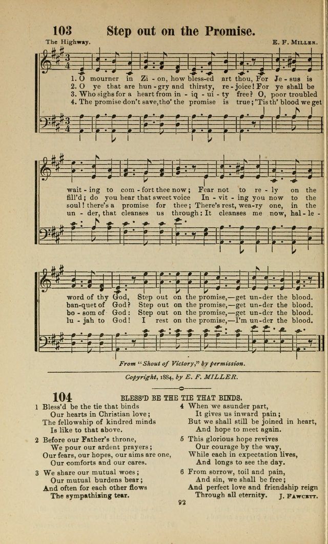 Sacred Melodies Nos.1 and 2 combined: As used by Evangelist H. W. Brown and others, in Gospel Meetings and other religious services page 92