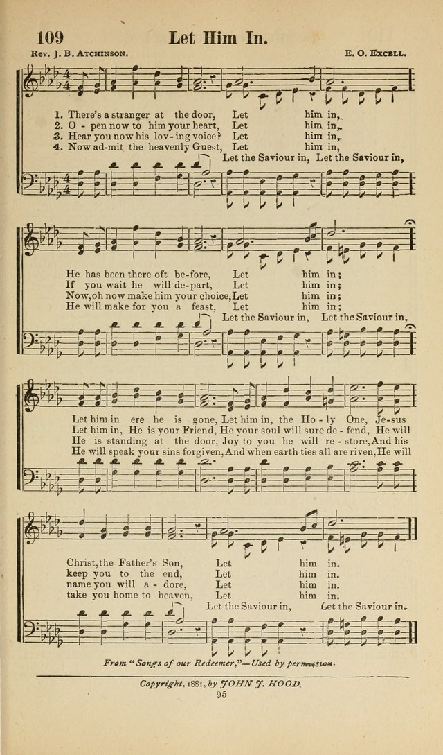 Sacred Melodies Nos.1 and 2 combined: As used by Evangelist H. W. Brown and others, in Gospel Meetings and other religious services page 95