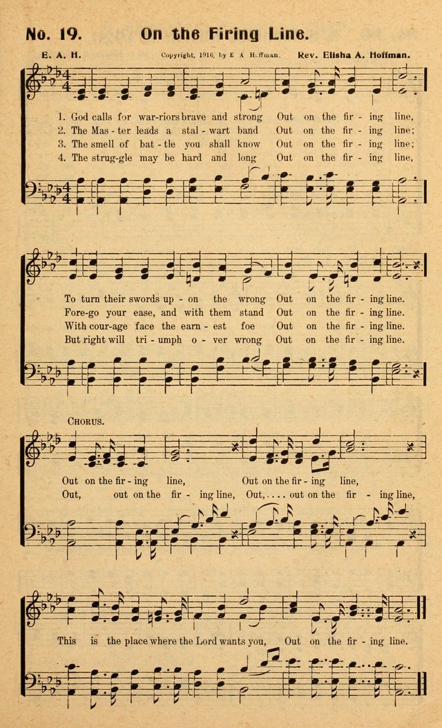 Songs of the New Crusade: a collection of stirring twentieth century temperance songs page 19