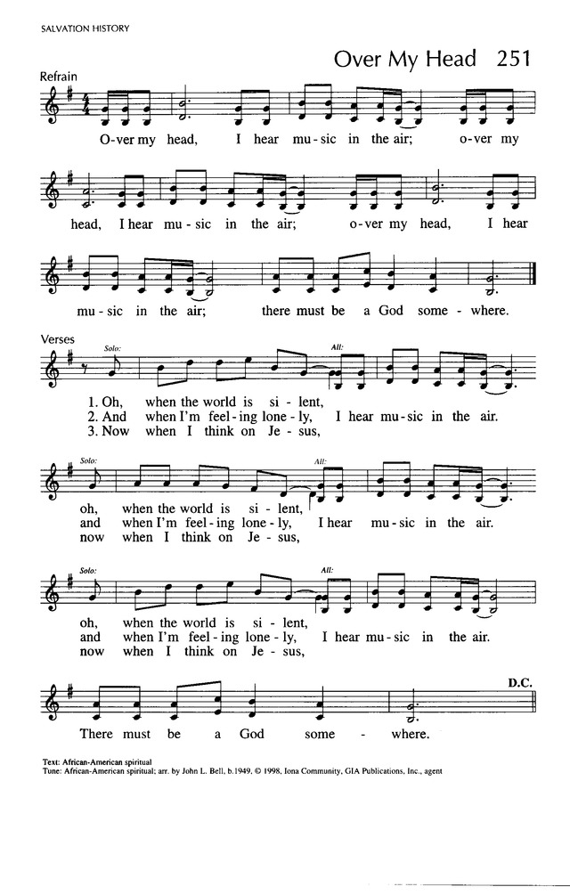 Singing Our Faith: a hymnal for young Catholics page 155