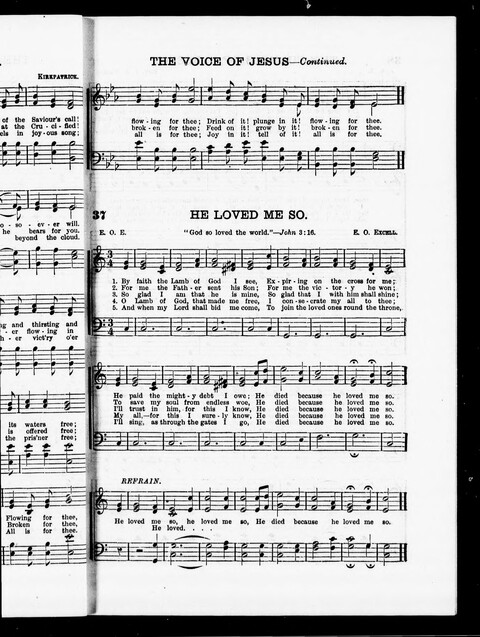 Sing Out the Glad News: a collection of Sacred Songs, used in Evangelistic Work by the Whyte Brothers page 37