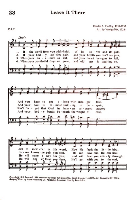 Songs of Zion page 28