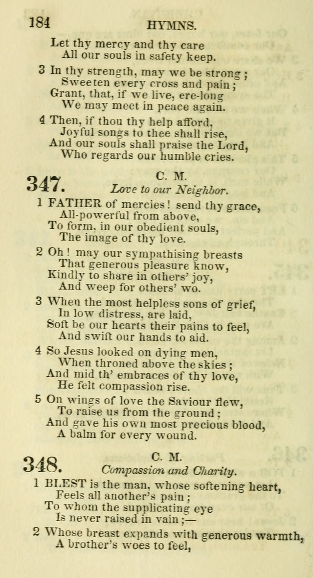 Social Psalmist: or hymns, selected for the private use and social meetings of evangelical Christians page 190