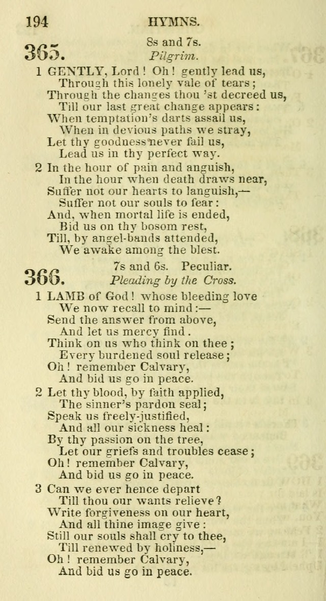 Social Psalmist: or hymns, selected for the private use and social meetings of evangelical Christians page 200