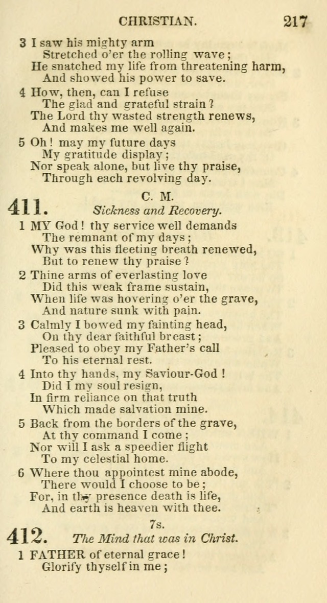 Social Psalmist: or hymns, selected for the private use and social meetings of evangelical Christians page 223
