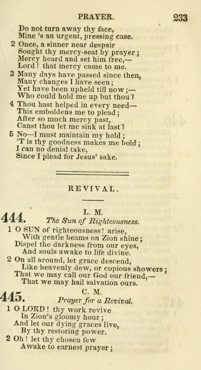 Social Psalmist: or hymns, selected for the private use and social meetings of evangelical Christians page 239