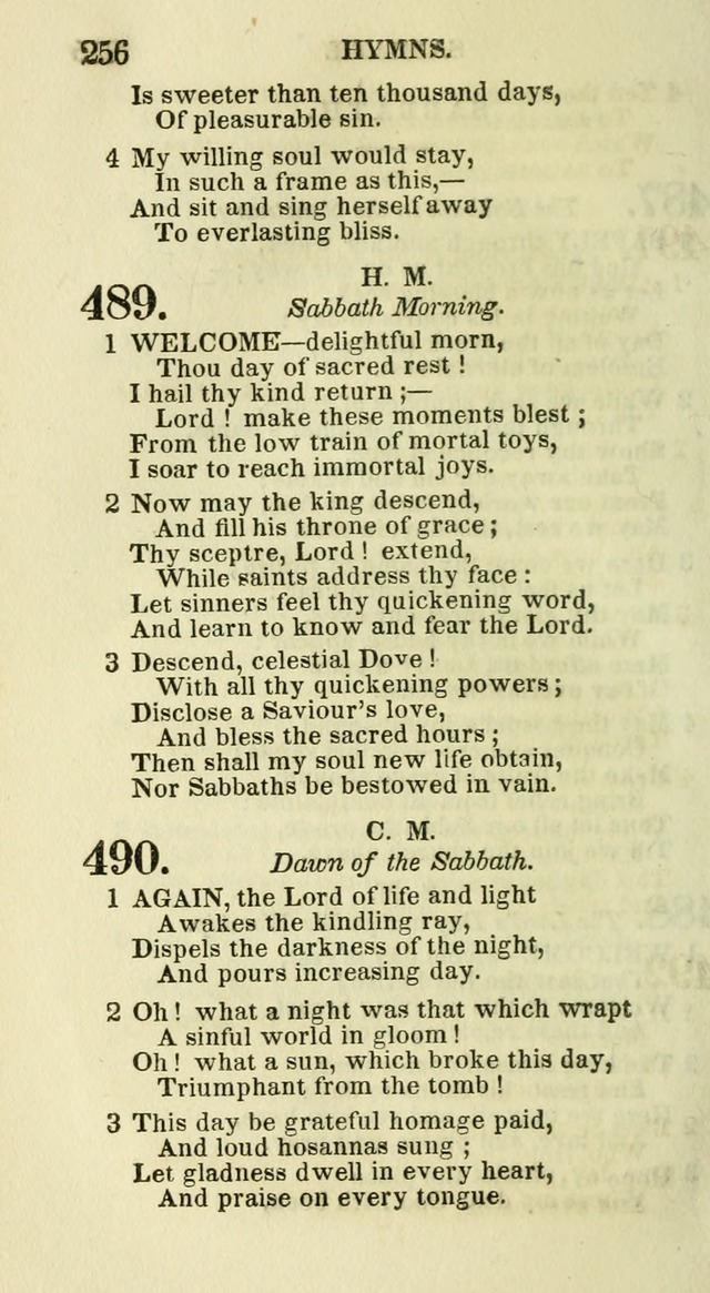 Social Psalmist: or hymns, selected for the private use and social meetings of evangelical Christians page 266