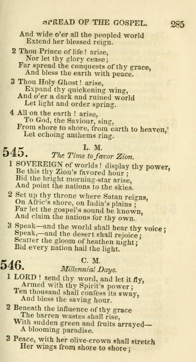 Social Psalmist: or hymns, selected for the private use and social meetings of evangelical Christians page 299