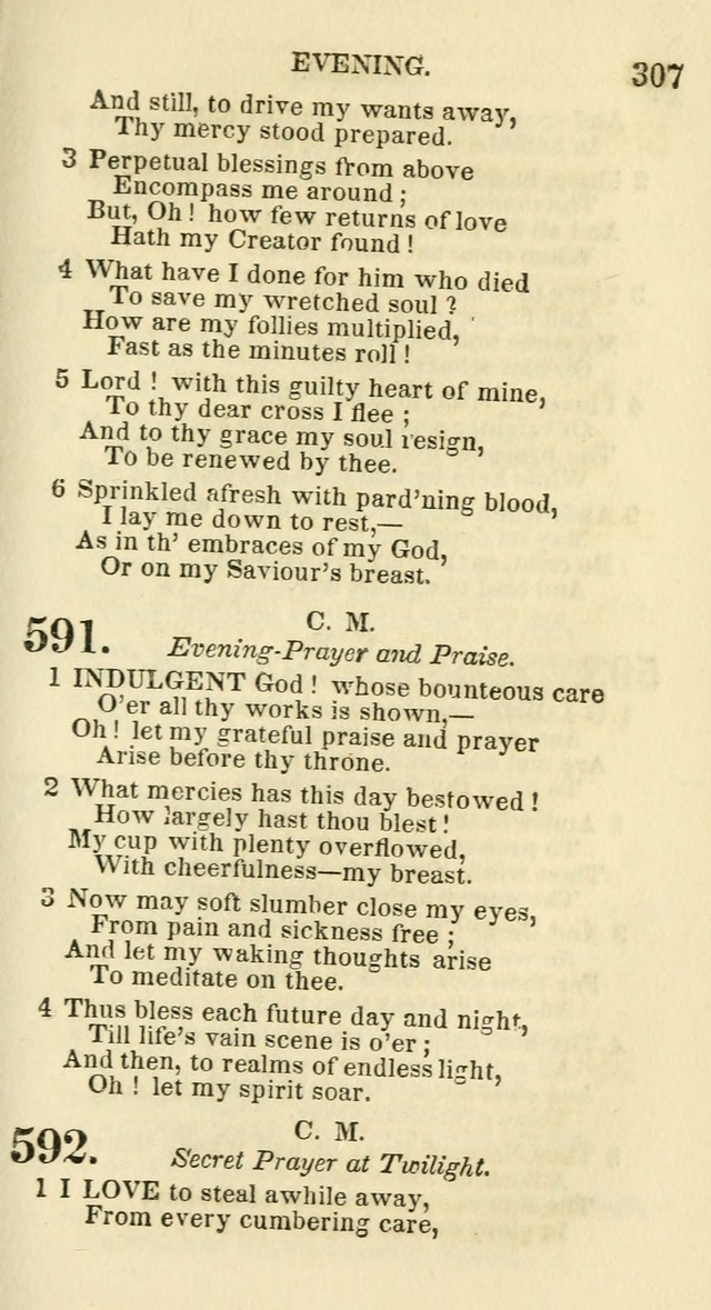 Social Psalmist: or hymns, selected for the private use and social meetings of evangelical Christians page 323
