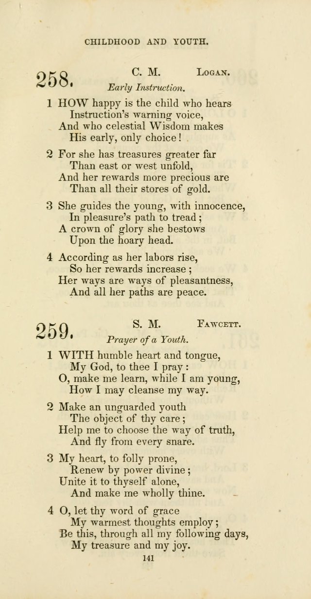 The Social Psalmist: a new selection of hymns for conference meetings and family worship page 141